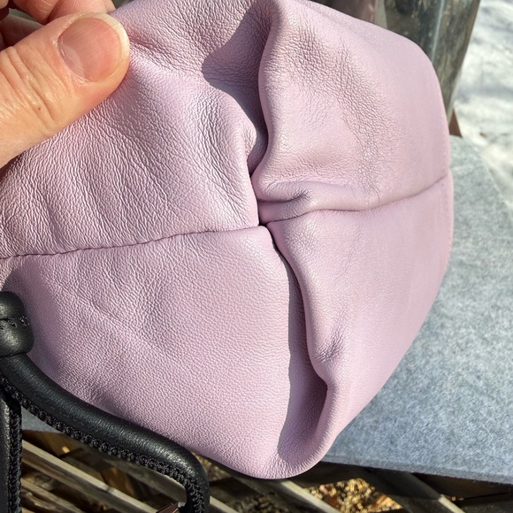 Tous Light Purple Gathered Shoulder Bag - Picture 12 of 16